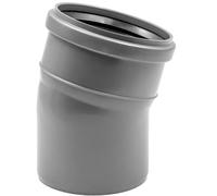 Coude HT DN 110 15° gris - Coude en polypropylène HT - Coude de 15 degrés DN110 - Qualité industrielle