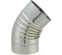 Conduit GENERIQUE Coude inox à 45° diam 125mm Isotip Joncoux 032412