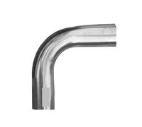 Coude Inox Echappement 2 pièces en acier inoxydable 304 coude 90 degrés tuyau d'échappement Tube de courbure mandrin 19mm-51mm OD(25mm)
