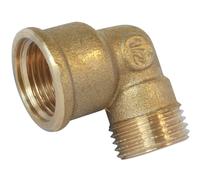 Coude laiton 90° Mâle Femelle 15/21