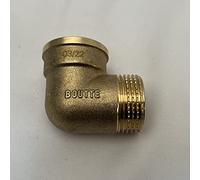 Coude laiton mâle-femelle 15x21| Boutté CX15