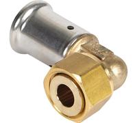 Coude laiton multicouche à visser - Ecrou tournant 3/4 - Diamètre 20 mm - Sélection Cazabox"