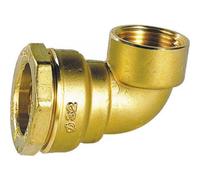 Coude laiton pour PE diamètre 20 femelle 15/21 SFERACO