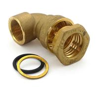 Coude laiton pour PE diamètre 25 femelle 20/27 SFERACO