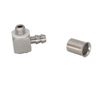 Coude M3-3mm avec manchon for télécommande, valve de cylindre hydraulique, pièces connecteur en acier inoxydable, 10