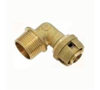 Coude mâle diamètre 20 x 1/2" à greffer pour multi-couches Art. 7904