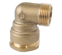 Coude mâle en laiton SUMO à visser pour tube PE 20mm x 15/21 - 1/2" Pronorm