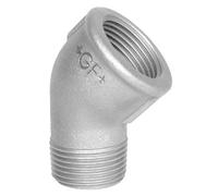 Coude mâle-femelle 45° galva 121 - 40/49 VIRFOLLET 12105007