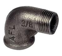 Coude mâle-femelle 90° noir 92 20/27 - VIRFOLLET - 09201004