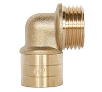 SOMATHERM FOR YOU, Raccord mâle coudé à glissement 15/21 pour tube PER Ø12 - Montage facile, résistant à la corrosion, certifié NF, pression max 10 bars, température 5°C à 90°C