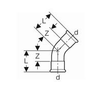 Coude Mapress Acier Carbone - 236