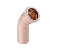 Coude Mapress Cuivre - Avec tube d'emboîtement - 60