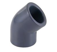 Coude mixte angle 45° Pvc pression 32 - 1"