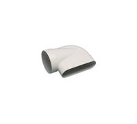 Coude mixte horizontal 90? Minigaine pour conduits rigides PVC - 60 x 200mm - D125mm - Aldes 11023994