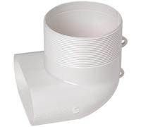 Coude mixte Minigaine pour conduits rigides PVC - 40 x 100mm - D80 11023002 Aldes