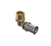Coude multicouche à sertir FM 90° Tigris M5 Wavin MC diametre 20x3/4