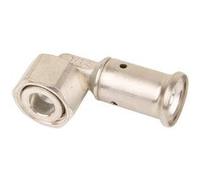 Coude Multicouche Laiton À Sertir Th Ou Be Écrou Libre Femelle (15/21) 1/2"" - Ø16 X 2,0 Henco G