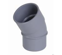 Coude NICOLL mâle-femelle 30° - PVC gris - Ø 40 mm - CH3
