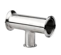 coude, Pince réductrice en acier inoxydable, 1 pièce, 19mm 25 32 38 45 51mm OD, virole sanitaire, connecteur t à 3 voies, raccord de tuyau .5 "-2" Tri pince(25 * 19 Ferrule 50.5 * 50.5)