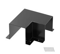 Coude plat de rechange à 90 degrés pour intérieur et extérieur - 10,2 x 10,2 cm - Pour climatiseurs centraux