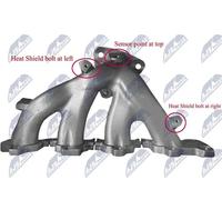 Coude pour Échappement Convient Chevrolet Captiva 2.4 2006 Opel Antara 2.4 2006-