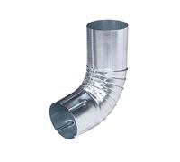 COUDE POUR GOUTTIÈRE RONDE Diamètre 100 mm - (75°) - LPP