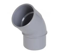 Coude PVC 45° - NICOLL - CJ4 - 50 mm - Femelle - Vendu à l'unité