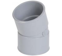 Nicoll Coude PVC CJ22 Femelle/Femelle 20° Ø50 mm