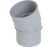 coude pvc - mâle / femelle - 20 degrés - diamètre 80 mm - nicoll cr2