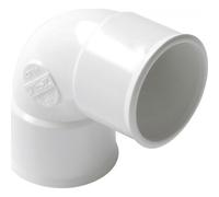 Coude PVC blanc 87°30 femelle / femelle Ø 32 - CF88B NICOLL