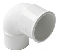 Coude PVC blanc 87°30 mâle / femelle Ø 40 - CH8B NICOLL