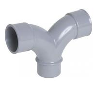 Coude pvc double à 87°30 femelle-femelle - Ø 40 mm - OH88 NICOLL