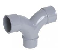 Coude PVC double à 87°30 mâle / femelle Ø 50 - OJ8 NICOLL