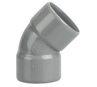 Wavin – Coude PVC double femelle 45° D40 – 3026067 Gris G