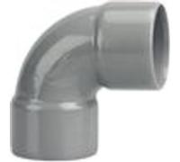 Wavin Coude PVC double femelle 87°30 D32 Gris G
