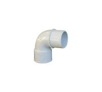 Coude PVC évacuation 87° Mêle Diamètre 40mm Blanc