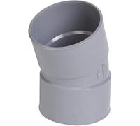 coude pvc - femelle / femelle - 20 degrés - diamètre 125 mm - nicoll cx22