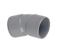 COUDE PVC FEMELLE FEMELLE 22°30 DIAMETRE 40 MM WAVIN
