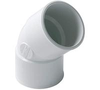 Coude PVC blanc 45° femelle / femelle Ø 32 - CF44B NICOLL