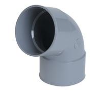 coude pvc - femelle / femelle - 67 degrés30 - diamètre 125 mm - nicoll cx66