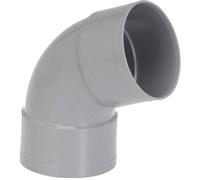 Coude PVC femelle femelle 67° - GIRPI - D : 100 mm - Plastique - Intérieur - Blanc