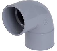 coude pvc - femelle / femelle - 87 degrés30 - diamètre 200 mm - nicoll cb88