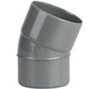 Coude PVC mâle-femelle 22-30° D100 - WAVIN - 3026049 Gris G