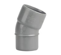 COUDE PVC MALE FEMELLE 22°30 DIAMETRE 40 MM WAVIN