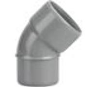 Coude PVC Mâle Femelle 45° D40 - WAVIN - 3026047 Gris G