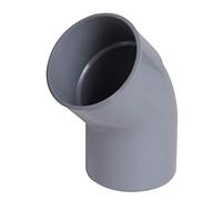 coude pvc - mâle / femelle - 45 degrés - diamètre 140 mm - nicoll cy4