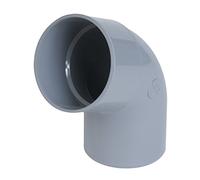 coude pvc - mâle / femelle - 45 degrés - diamètre 50 mm - nicoll cj4