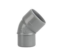 COUDE PVC MALE FEMELLE 45° DIAMETRE 75 MM WAVIN
