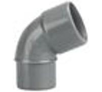 Coude PVC Mâle Femelle 67°30 D32 - WAVIN - 3025927 Gris G