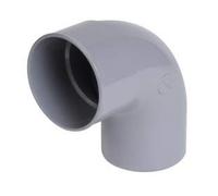 coude pvc - mâle / femelle - 87 degrés30 - diamètre 75 mm - nicoll cp8